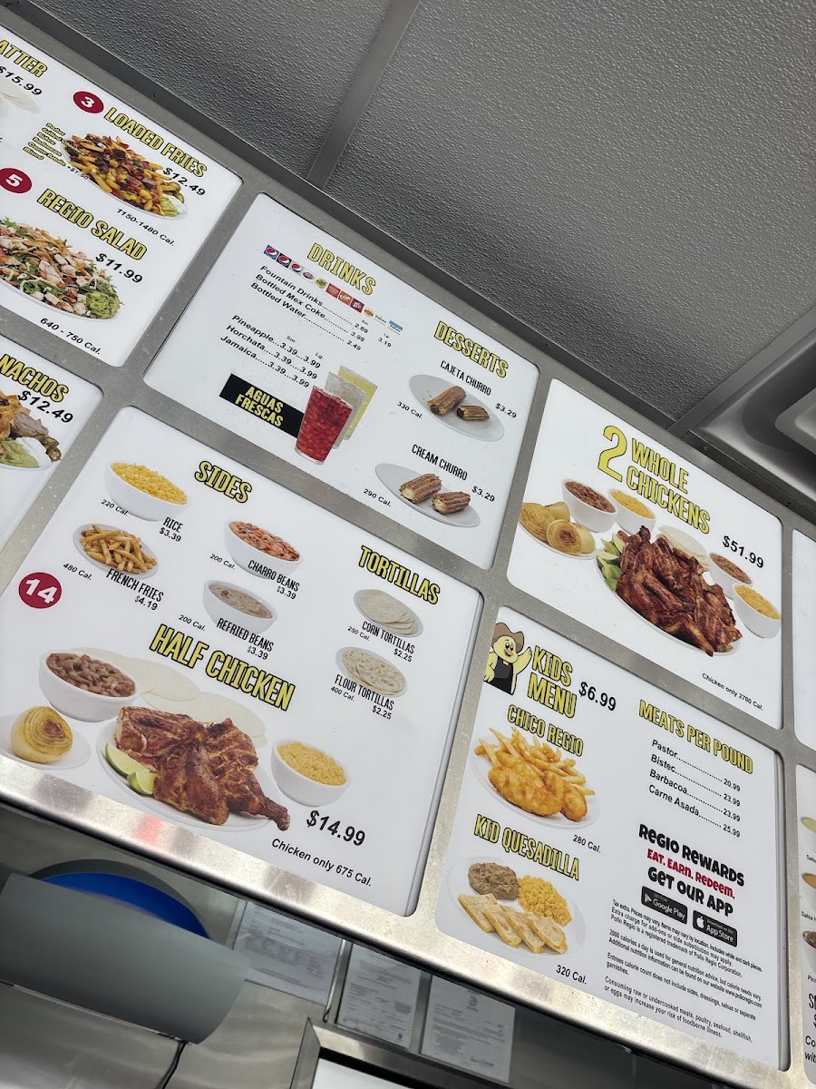 Pollo Regio Photo Menu 1