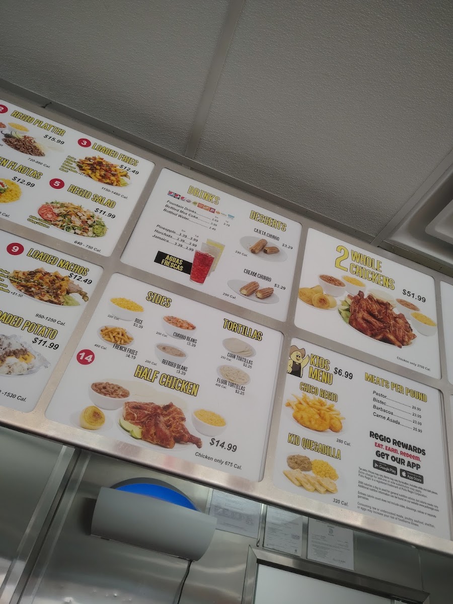 Pollo Regio Photo Menu 2