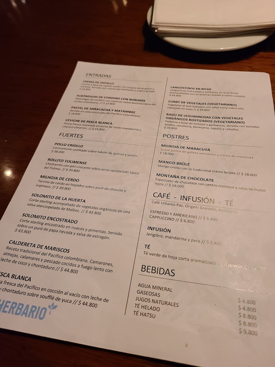 Herbario Restaurante Photo Menu 3