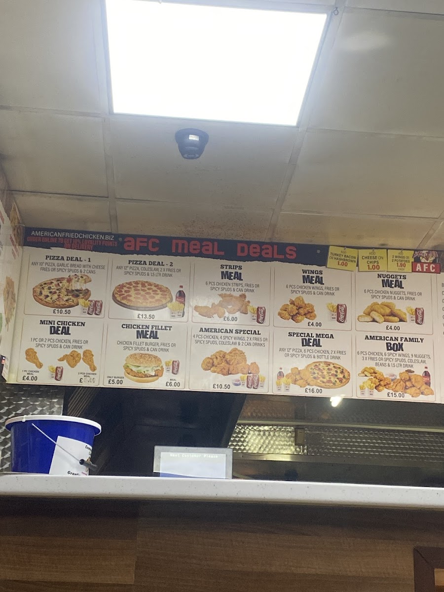 American Fried Chicken (Aylestone) Photo Menu 2