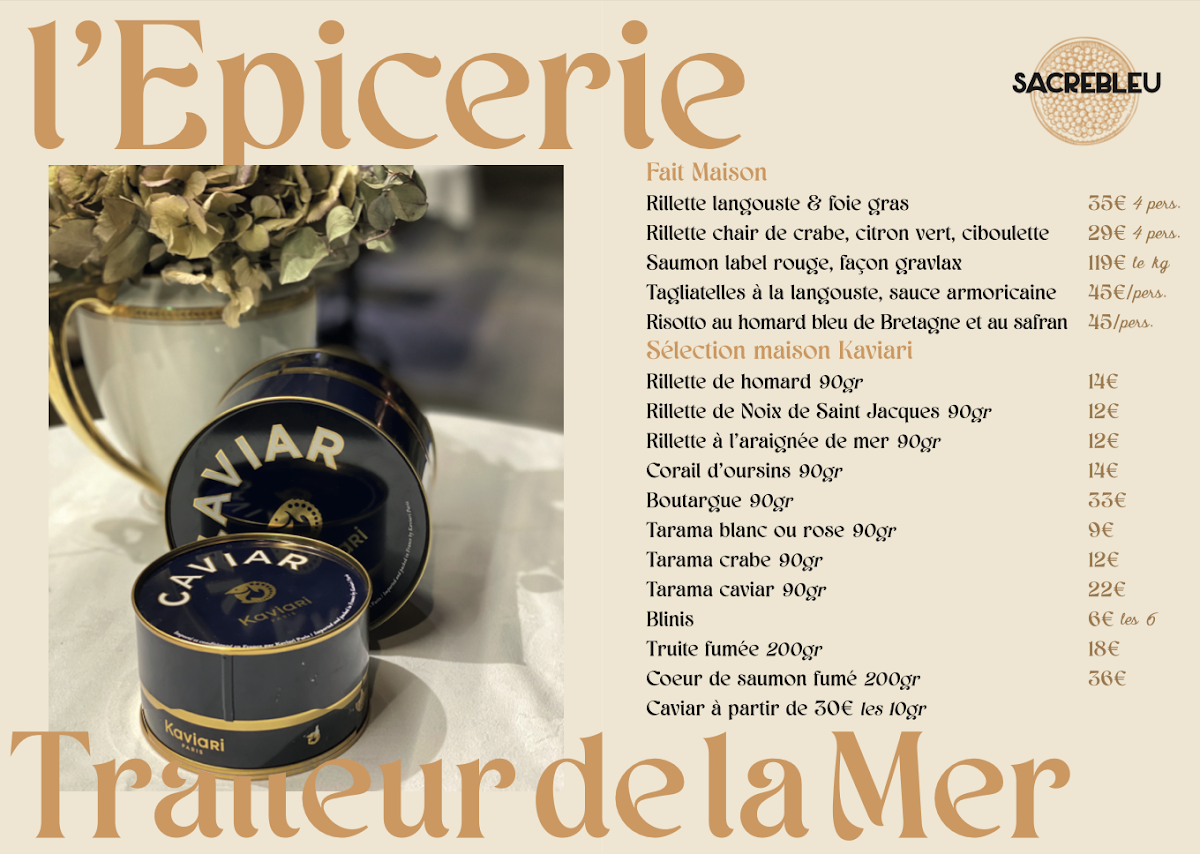 SACREBLEU RESTAURANT Photo Menu 4