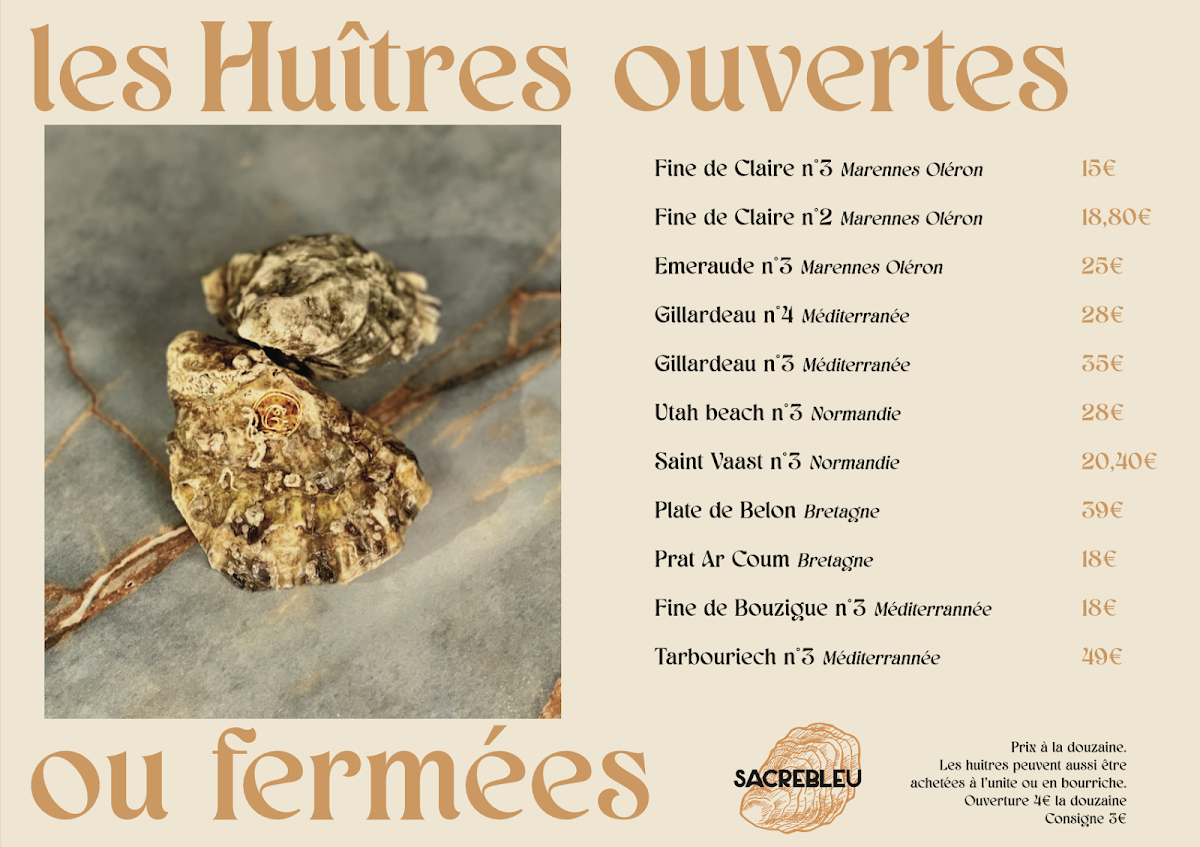 SACREBLEU RESTAURANT Photo Menu 5