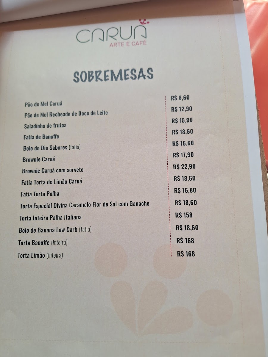 Caruá Galeria de Arte e Café Photo Menu 5