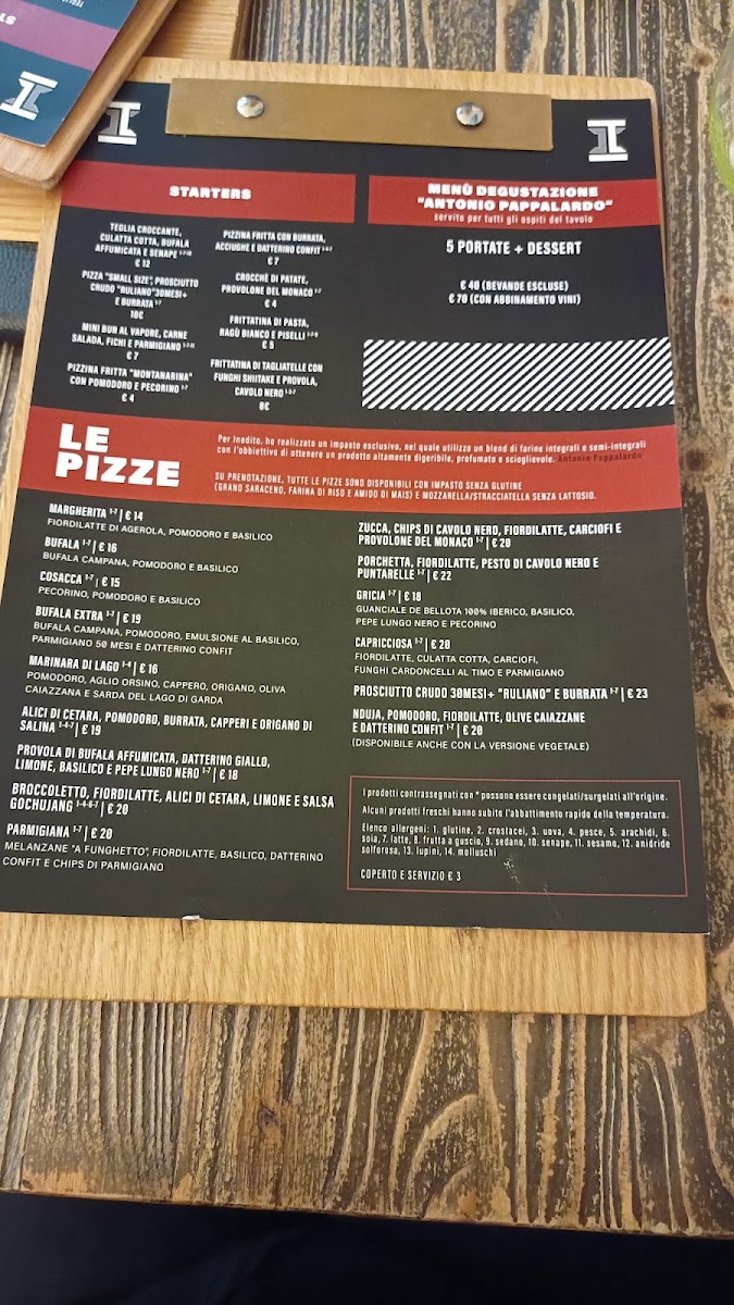 Inedito Pizzeria Photo Menu 1