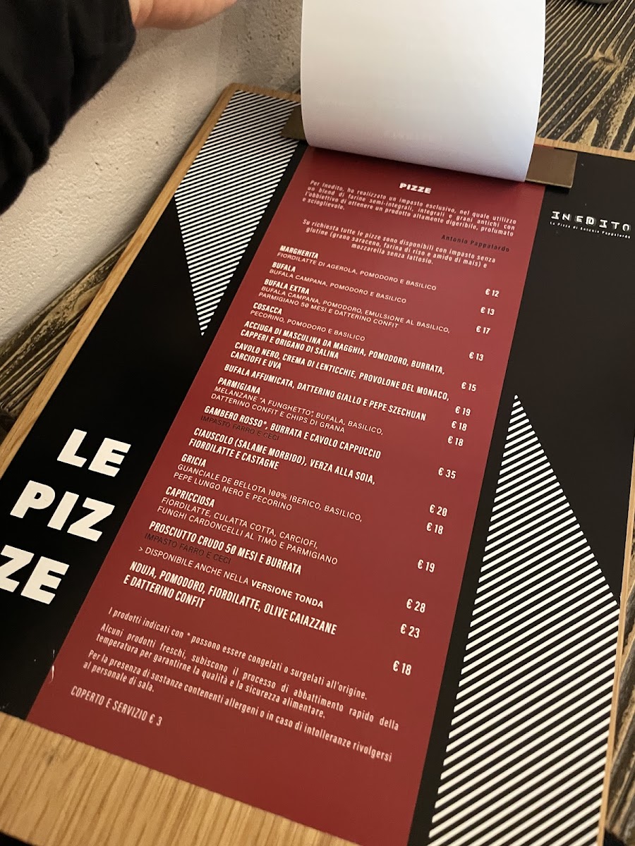 Inedito Pizzeria Photo Menu 10