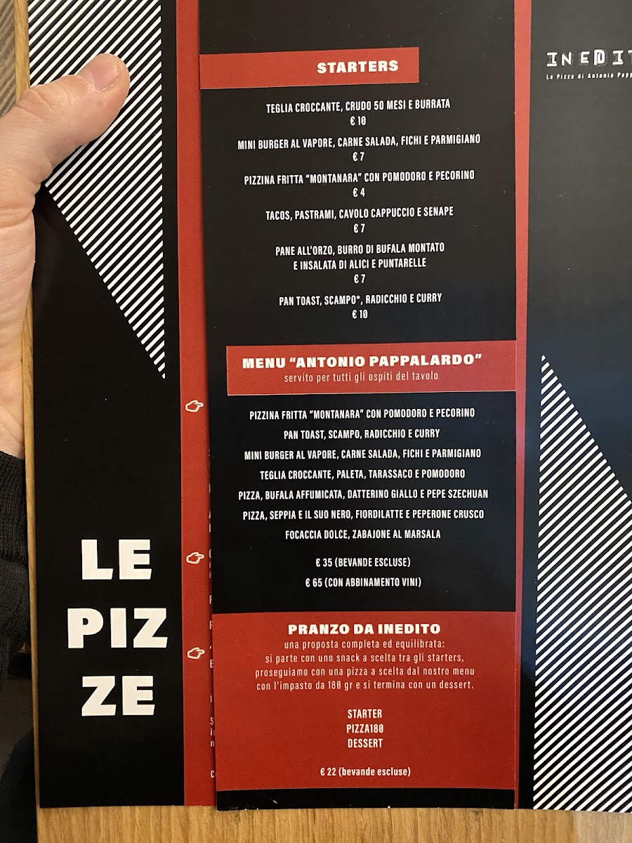 Inedito Pizzeria Photo Menu 9