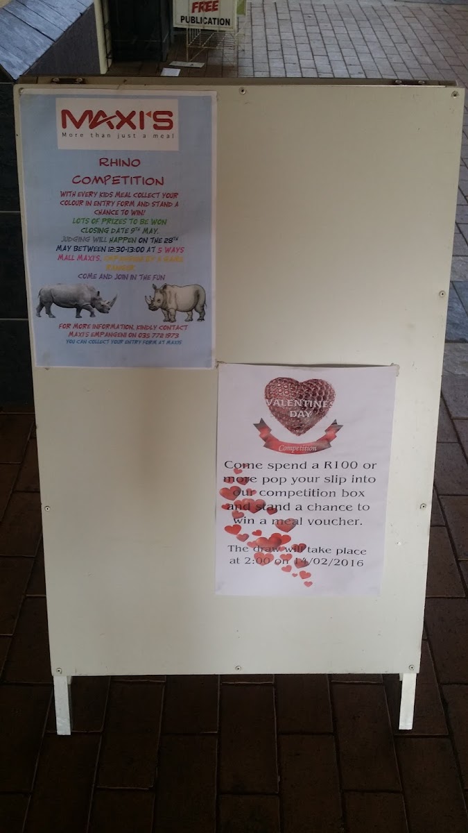 Nando's Empangeni Drive Thru Photo Menu 1