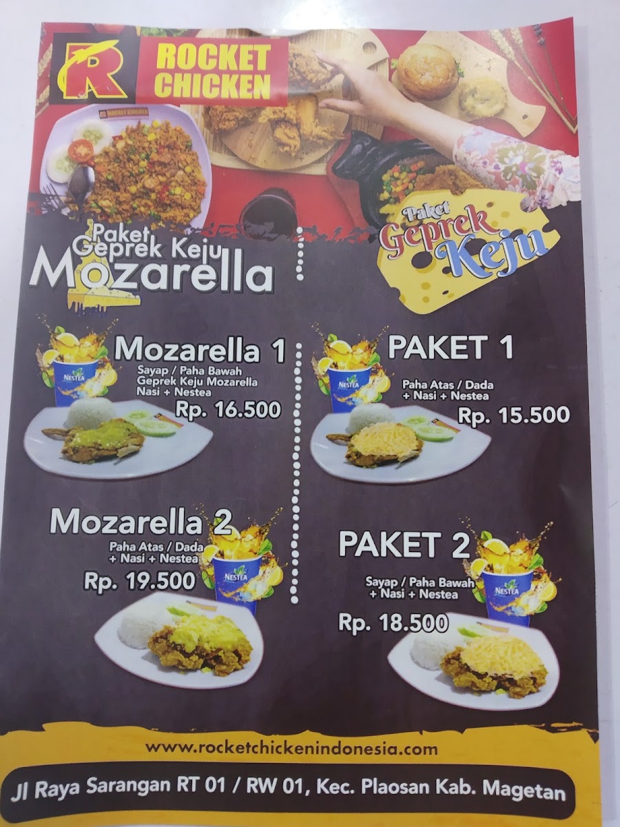 Rocket chicken plaosan Photo Menu 1