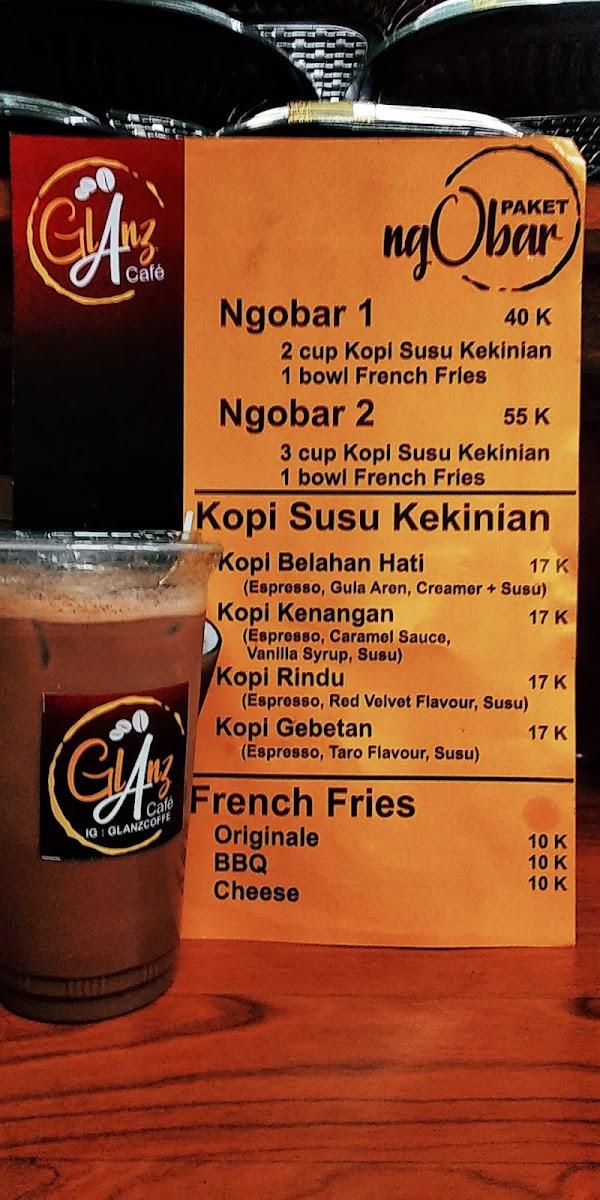 Glanz Cafe Photo Menu 3