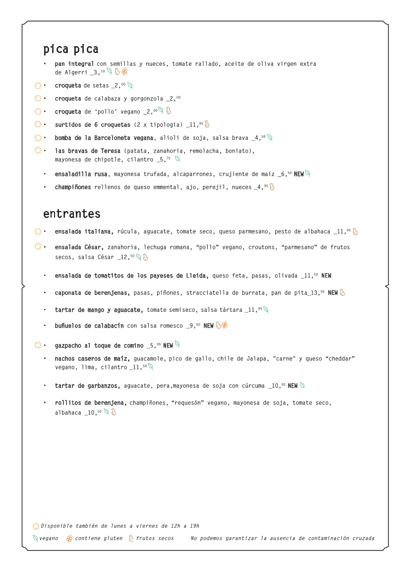 Teresa Carles Photo Menu 4