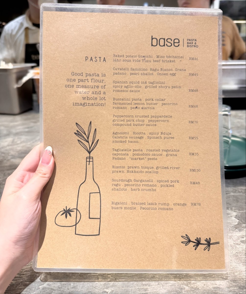 Base Pasta Bar & Bistro Photo Menu 5