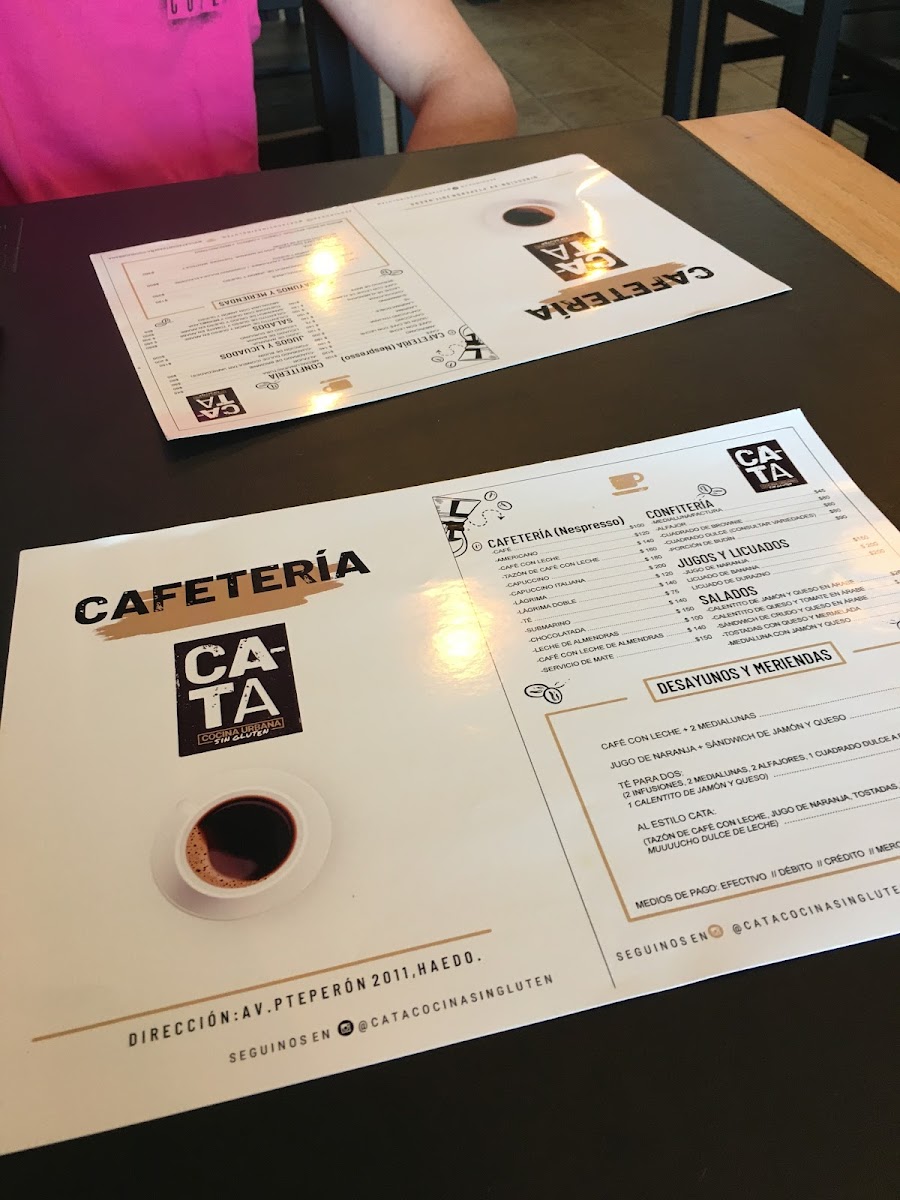 CATA Cocina y Pastelería sin gluten Photo Menu 4
