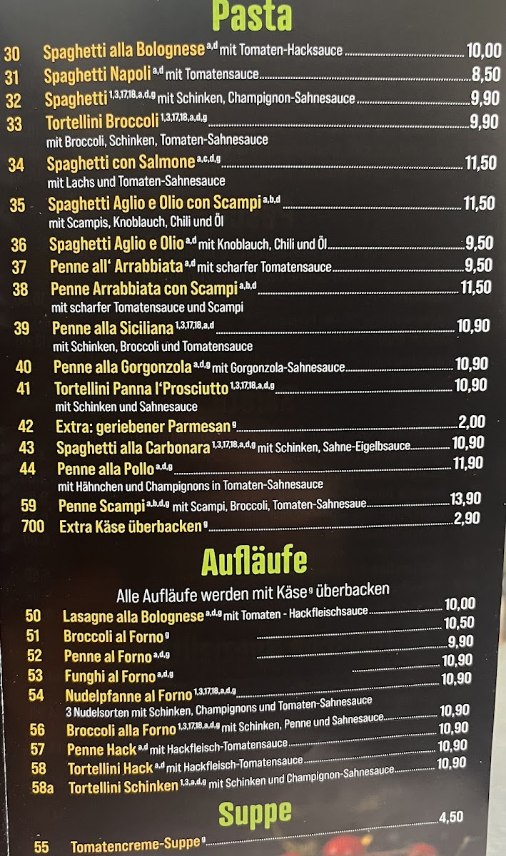 Viva L'Italia Photo Menu 4