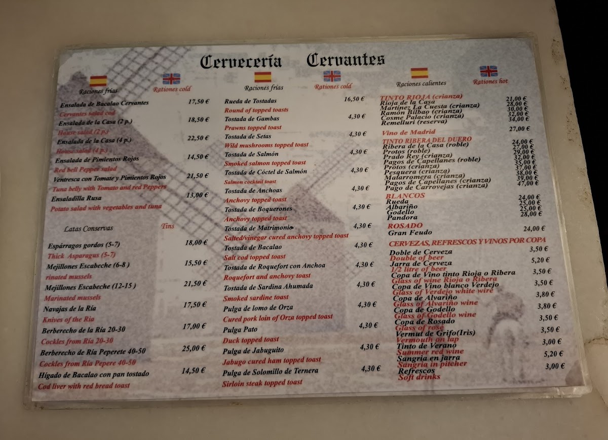 Cervantes Cervecería Photo Menu 4