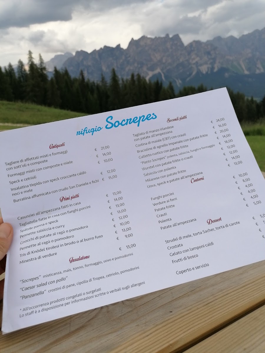 Rifugio Socrepes Photo Menu 3