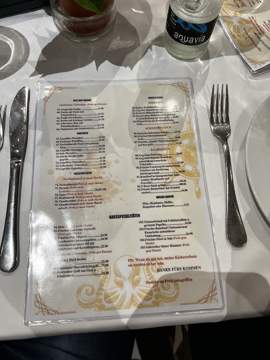 Restaurante El Capitán Photo Menu 10