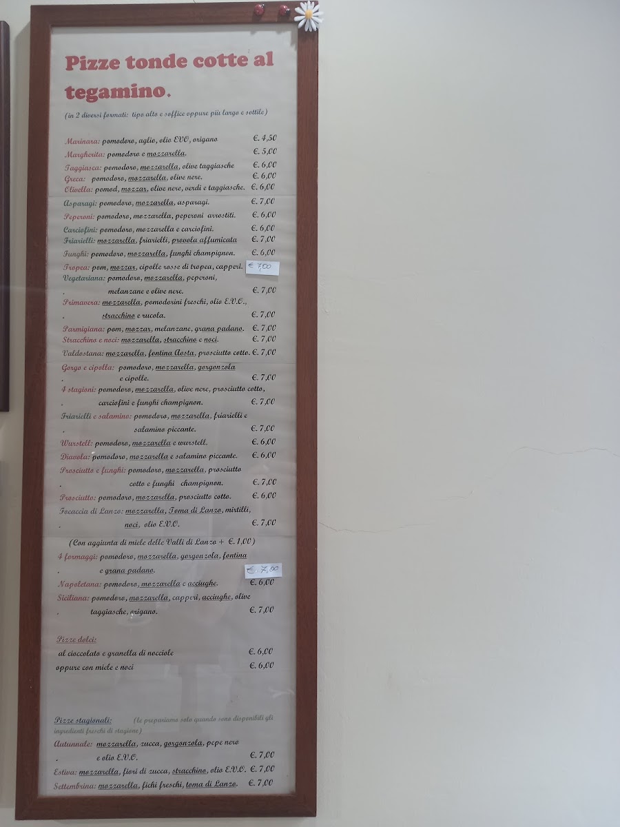 Pizzeria L'ampolla di vetro Photo Menu 1