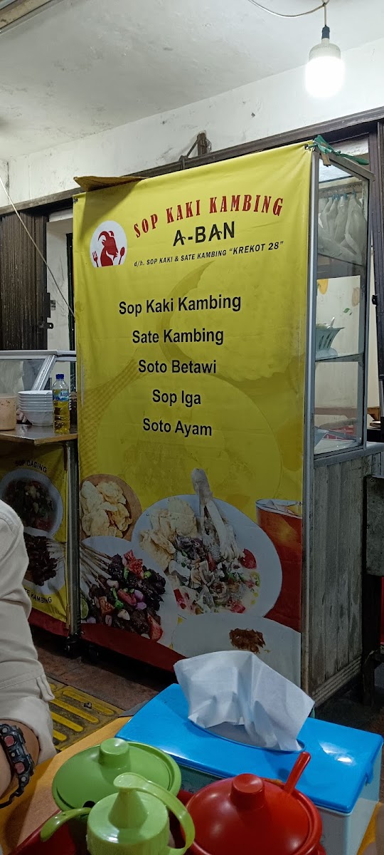 Kantin Aban (Sop Kaki & Sate Kambing 28) Photo Menu 1