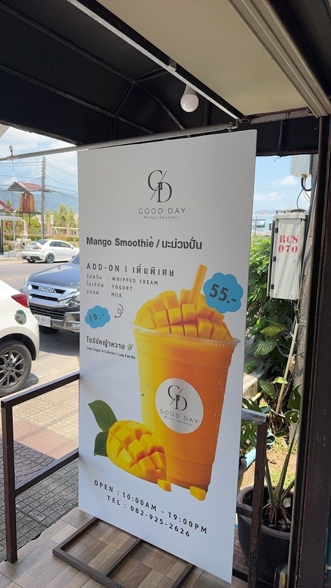 Good Day Mango Smoothie Photo Menu 1