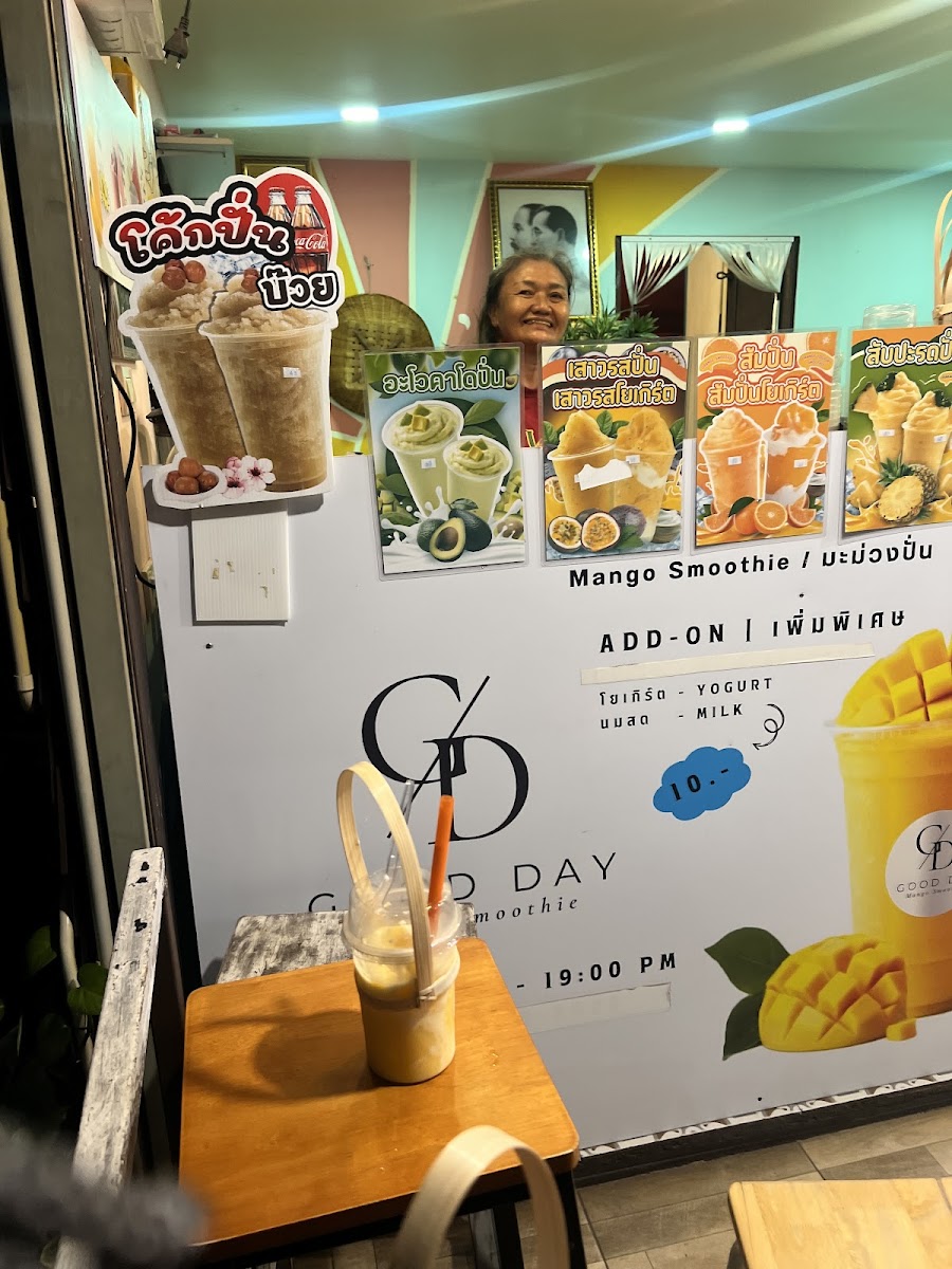 Good Day Mango Smoothie Photo Menu 3