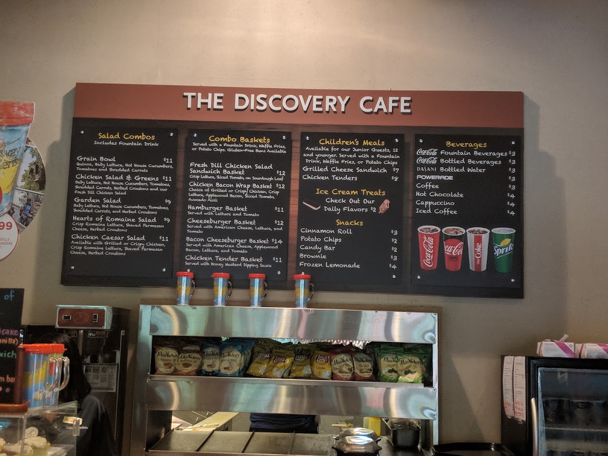 Discovery Cafe at Callaway Gardens Photo Menu 2