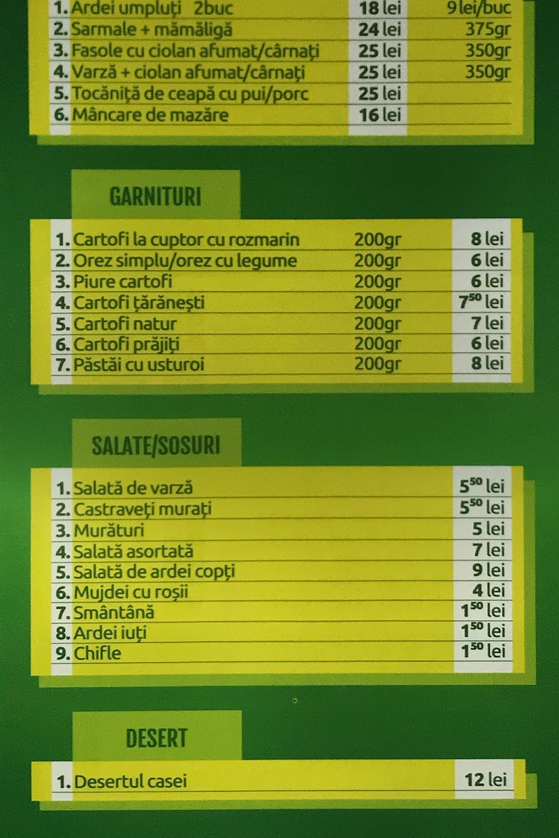 Pui la Jar Photo Menu 5