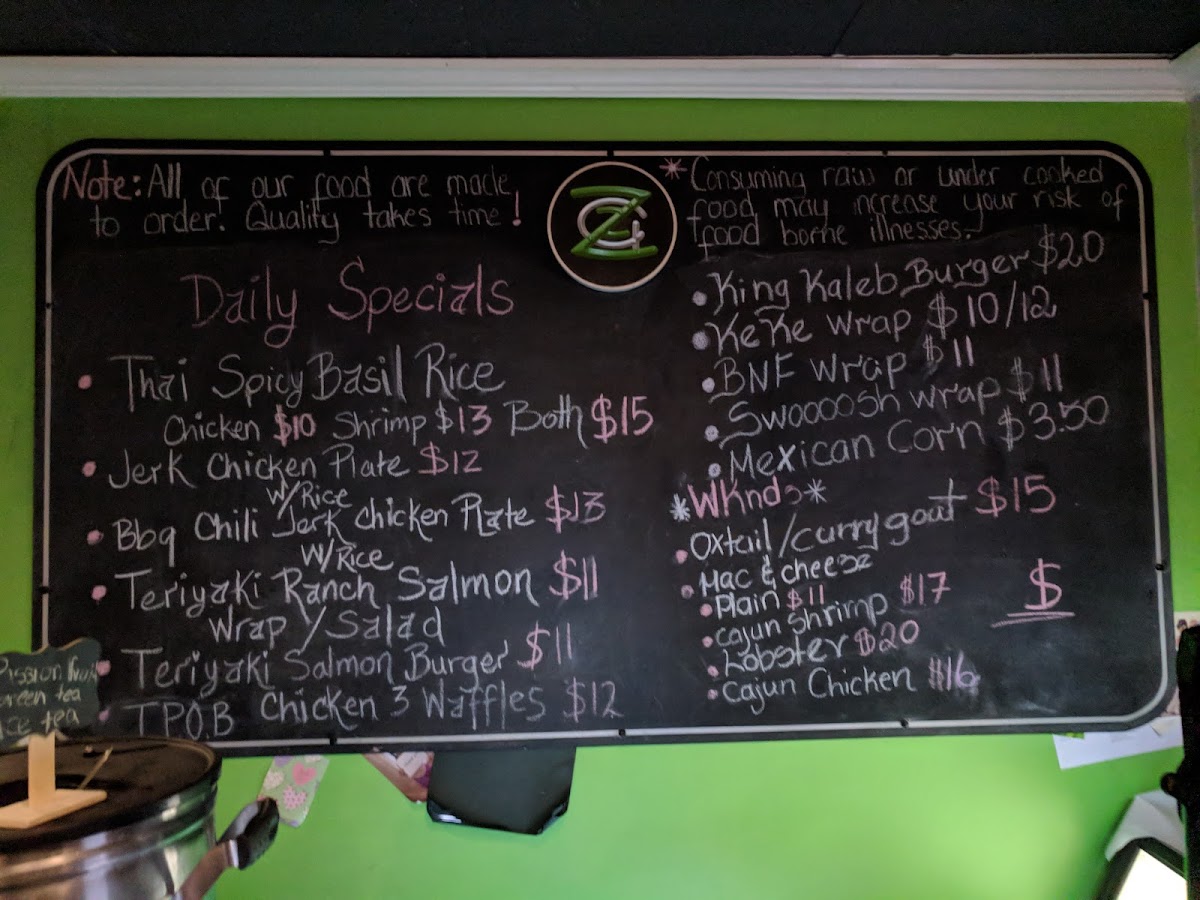 ZAZ Restaurant & Catering Photo Menu 4