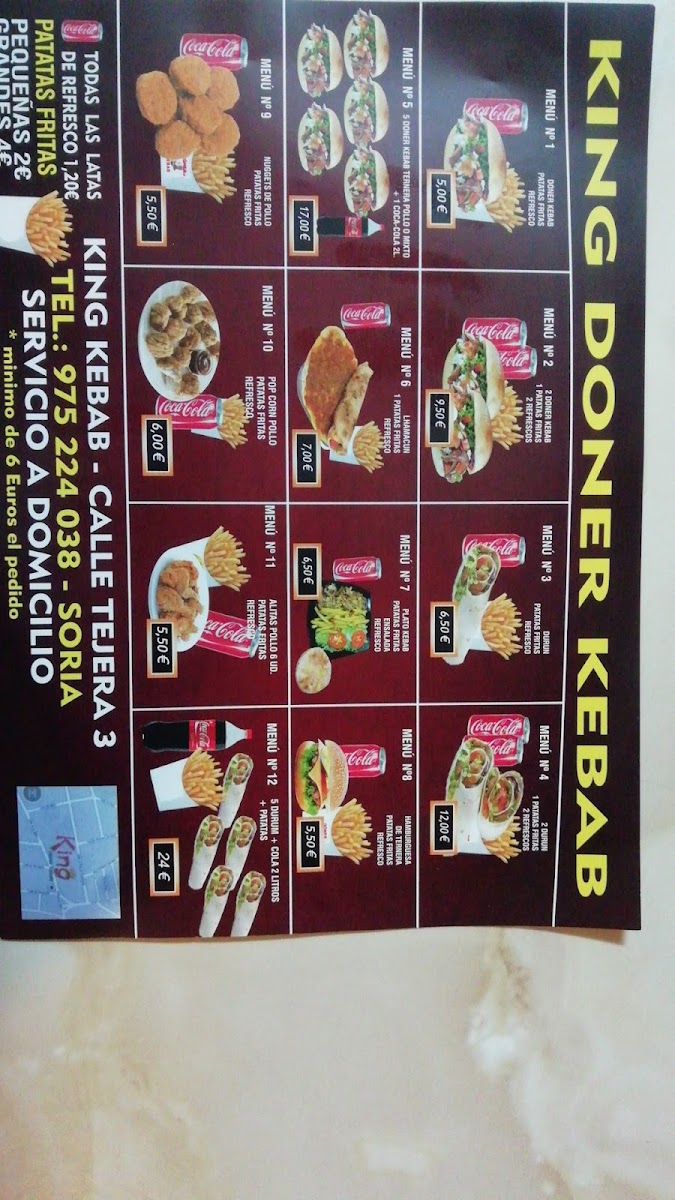 New King doner Kebab Photo Menu 4