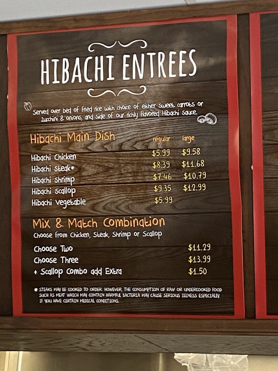 Hibachiman Photo Menu 2