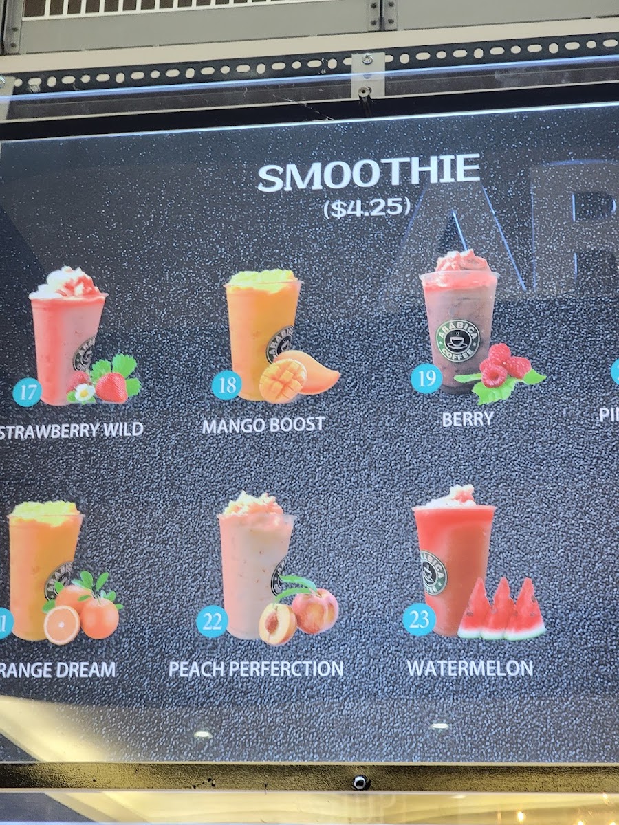 Arabica coffee Photo Menu 3