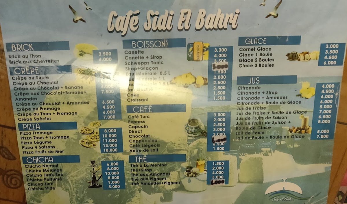 Sidi El Bahri Cafe Photo Menu 7