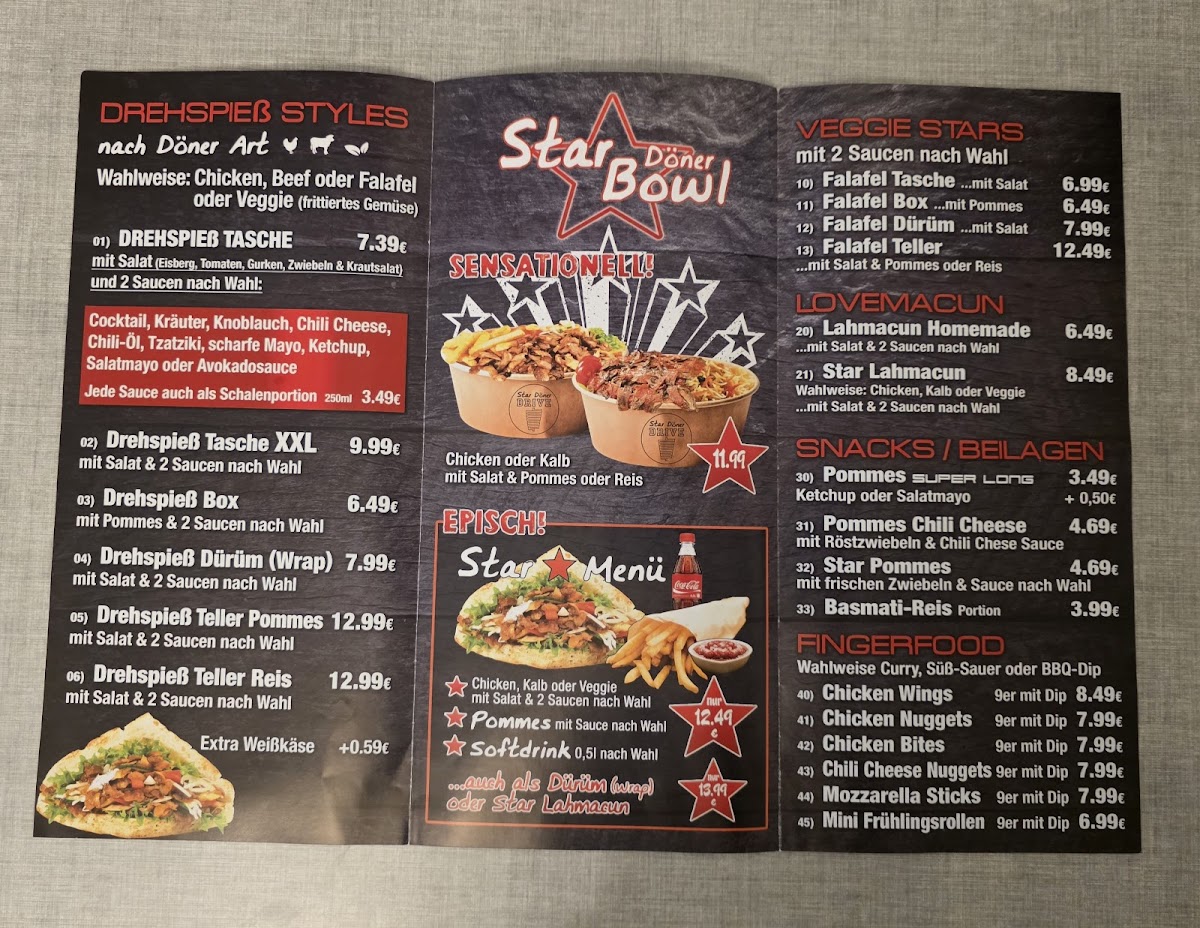 Star Döner Drive Photo Menu 2