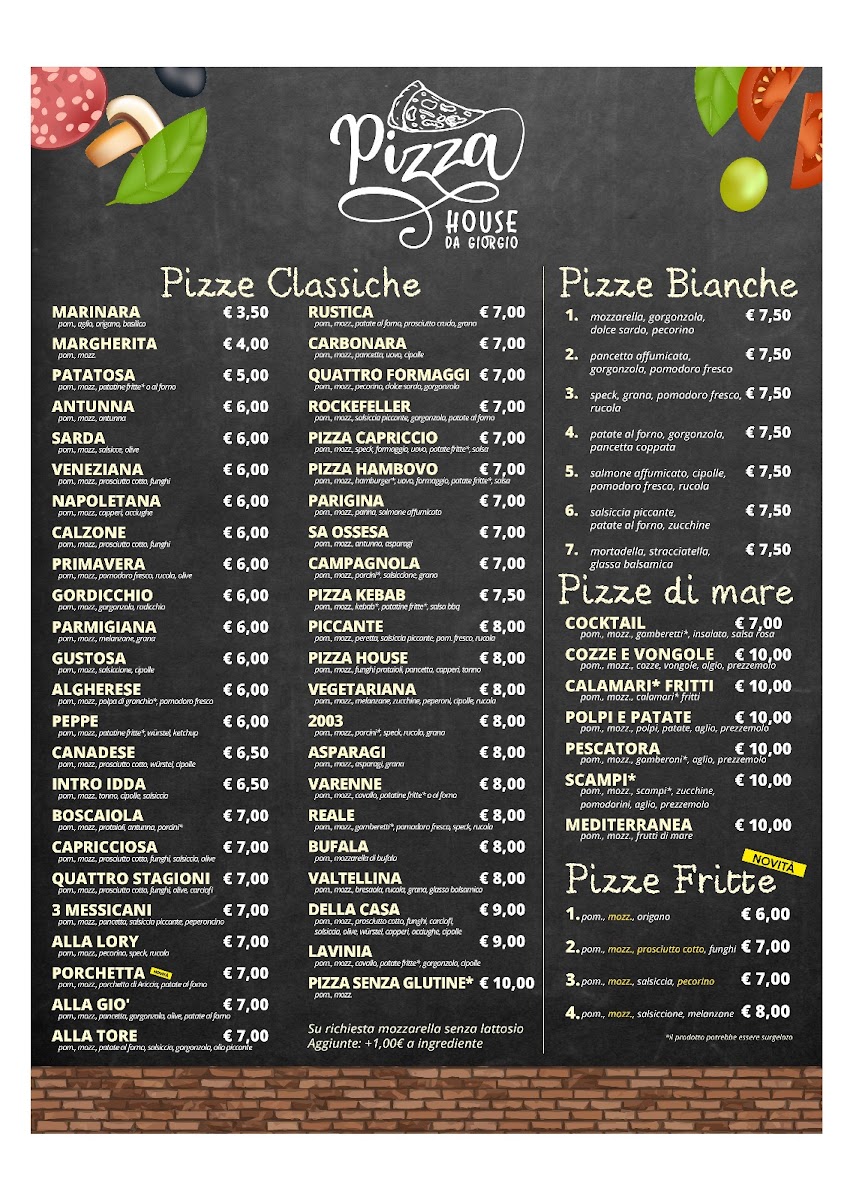 Pizza House Photo Menu 2