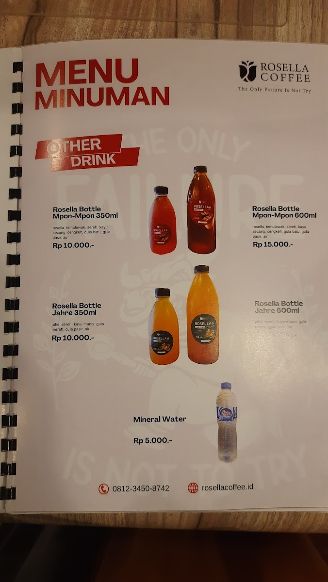 Rosella Coffee Porong Photo Menu 10