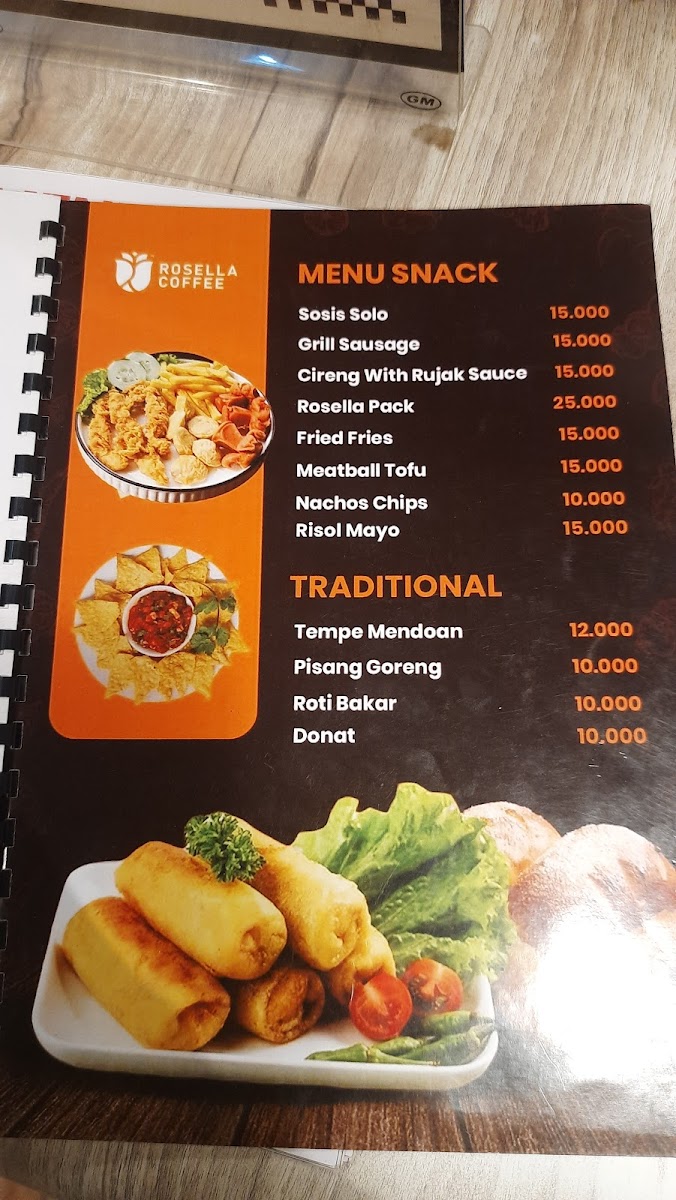 Rosella Coffee Porong Photo Menu 2
