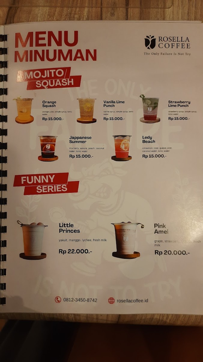 Rosella Coffee Porong Photo Menu 5