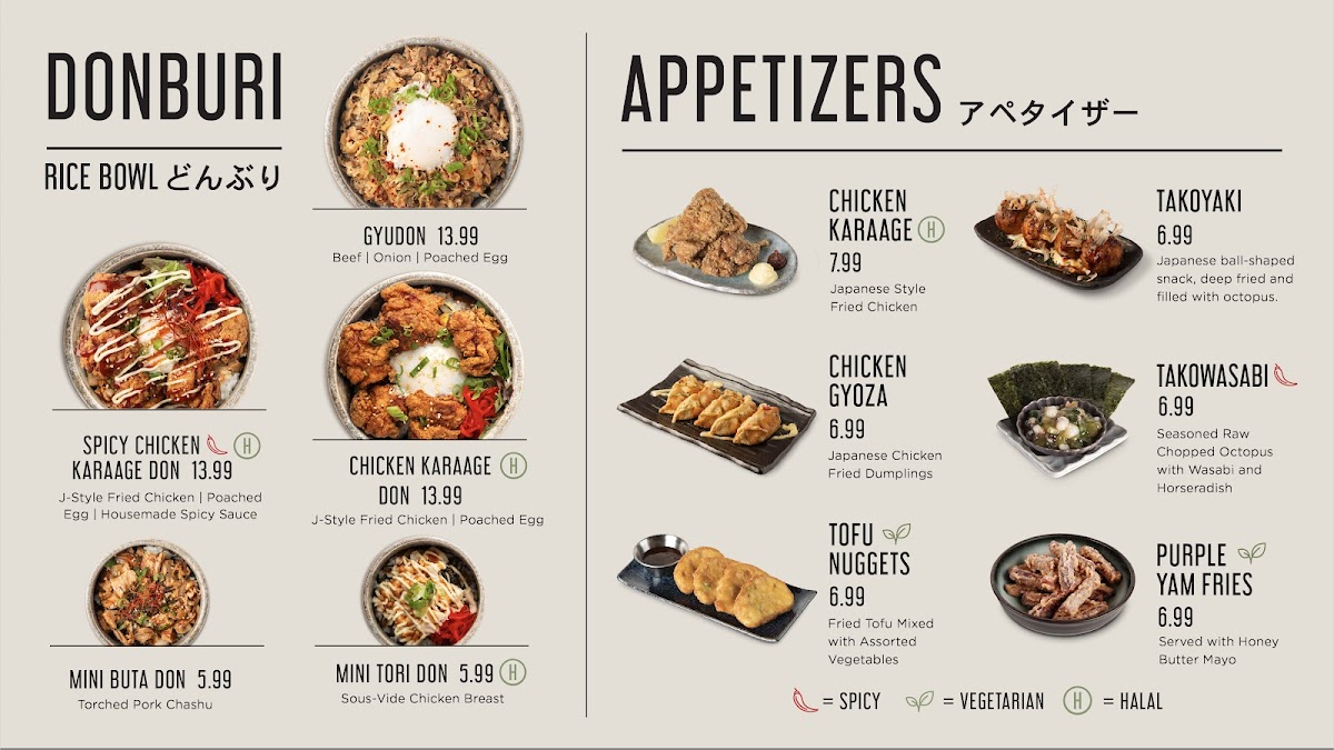 Midori Ramen Photo Menu 2