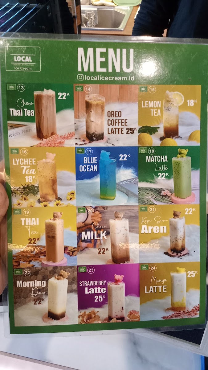 LOCAL ICE CREAM Photo Menu 1