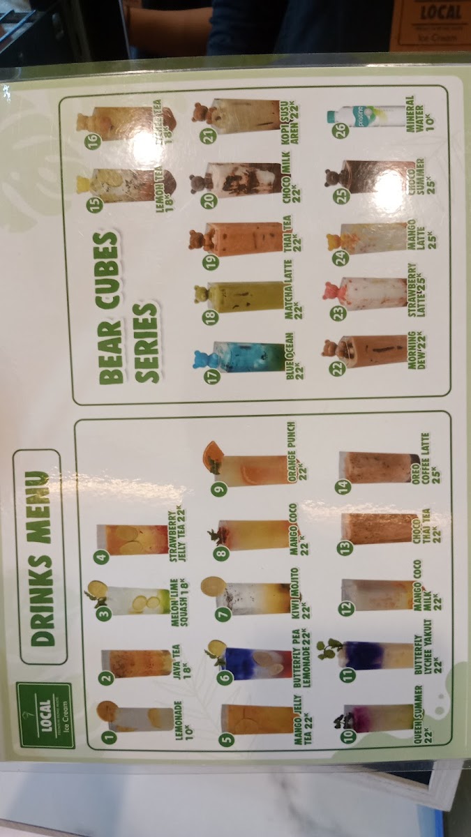LOCAL ICE CREAM Photo Menu 3