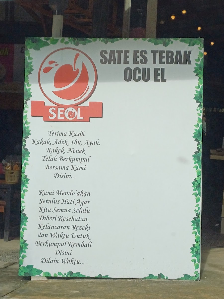 Sate Estebak Ocu eL (SEOL) Photo Menu 3