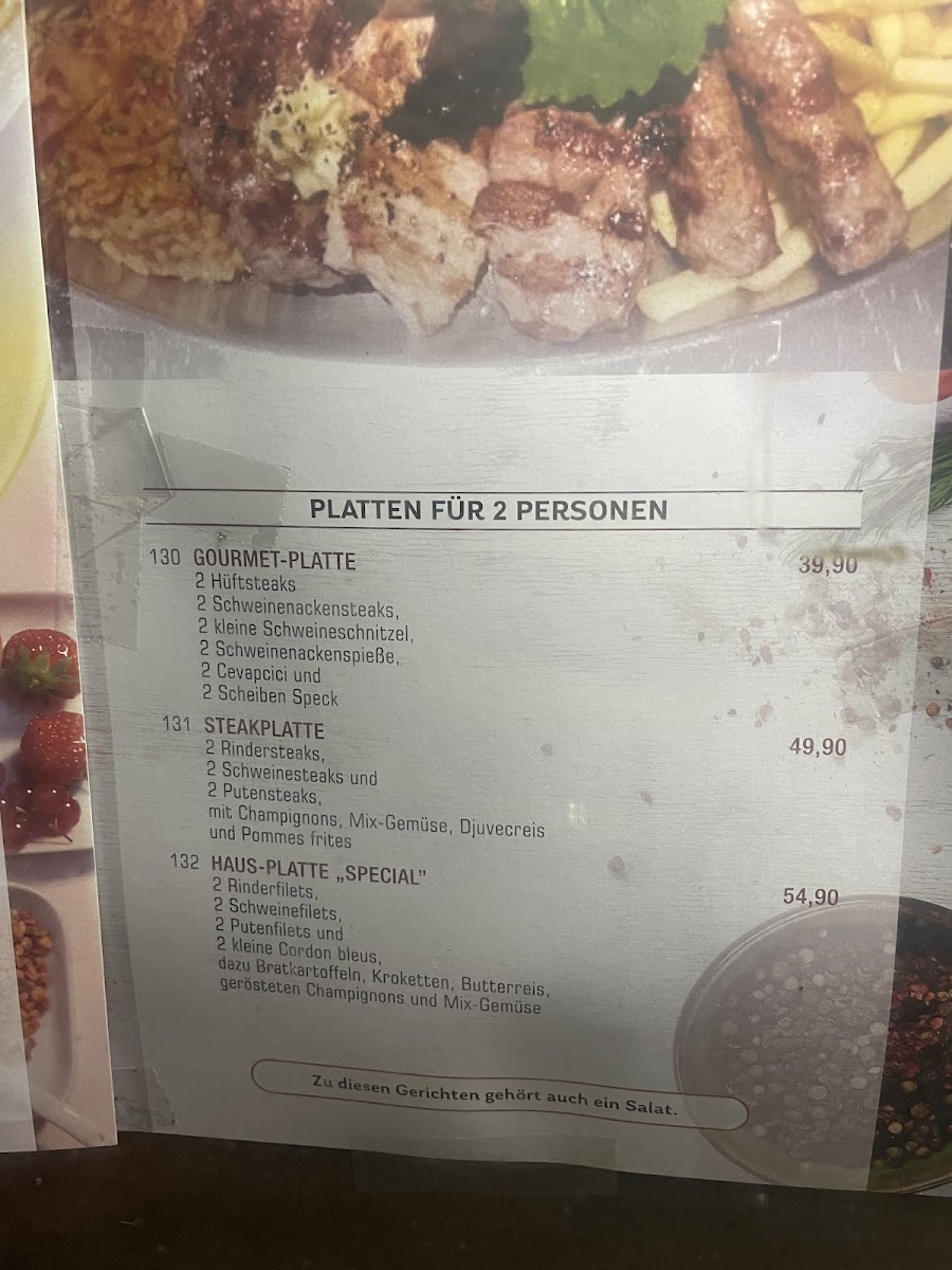 Steakhouse Schulte Kellinghaus Photo Menu 2