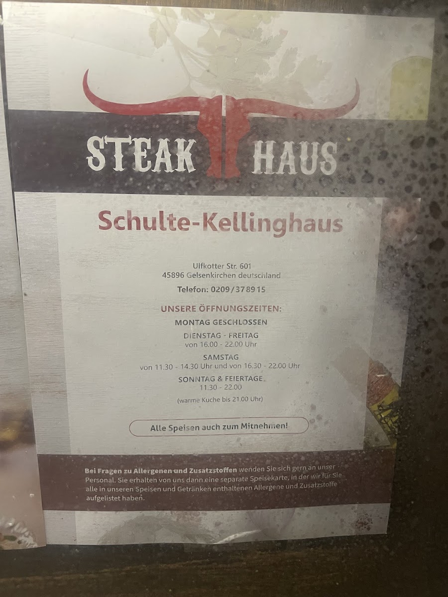 Steakhouse Schulte Kellinghaus Photo Menu 8