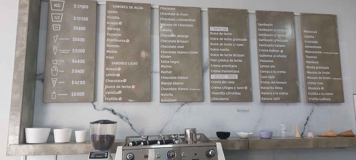 Brissari Photo Menu 2