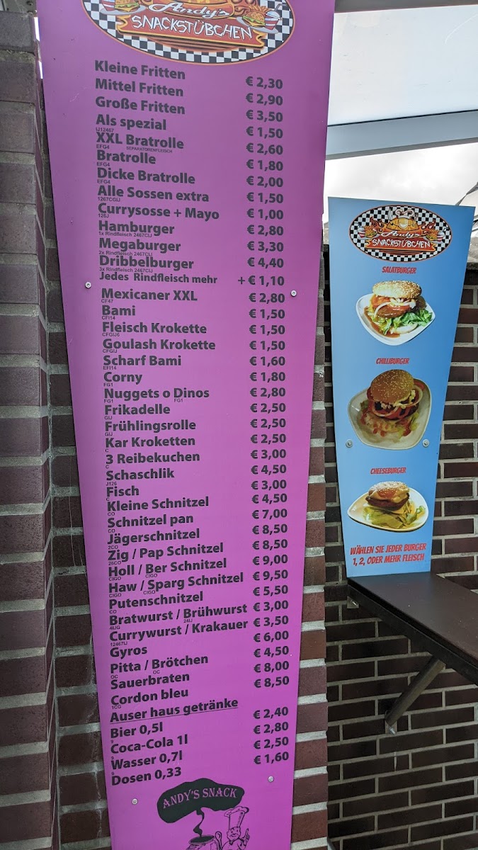 Andys Snack Stübchen Photo Menu 3