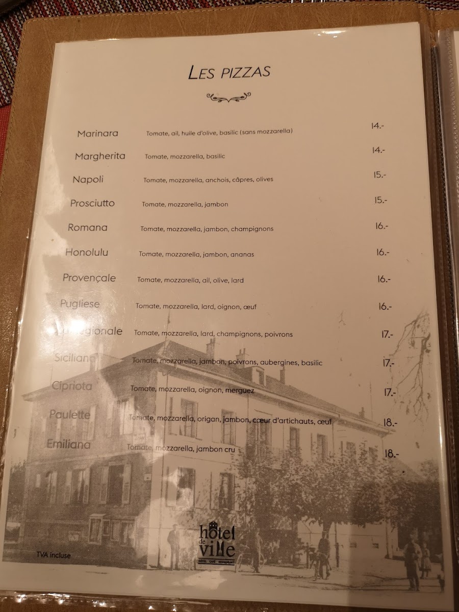Hôtel de Ville Yvonand Photo Menu 8