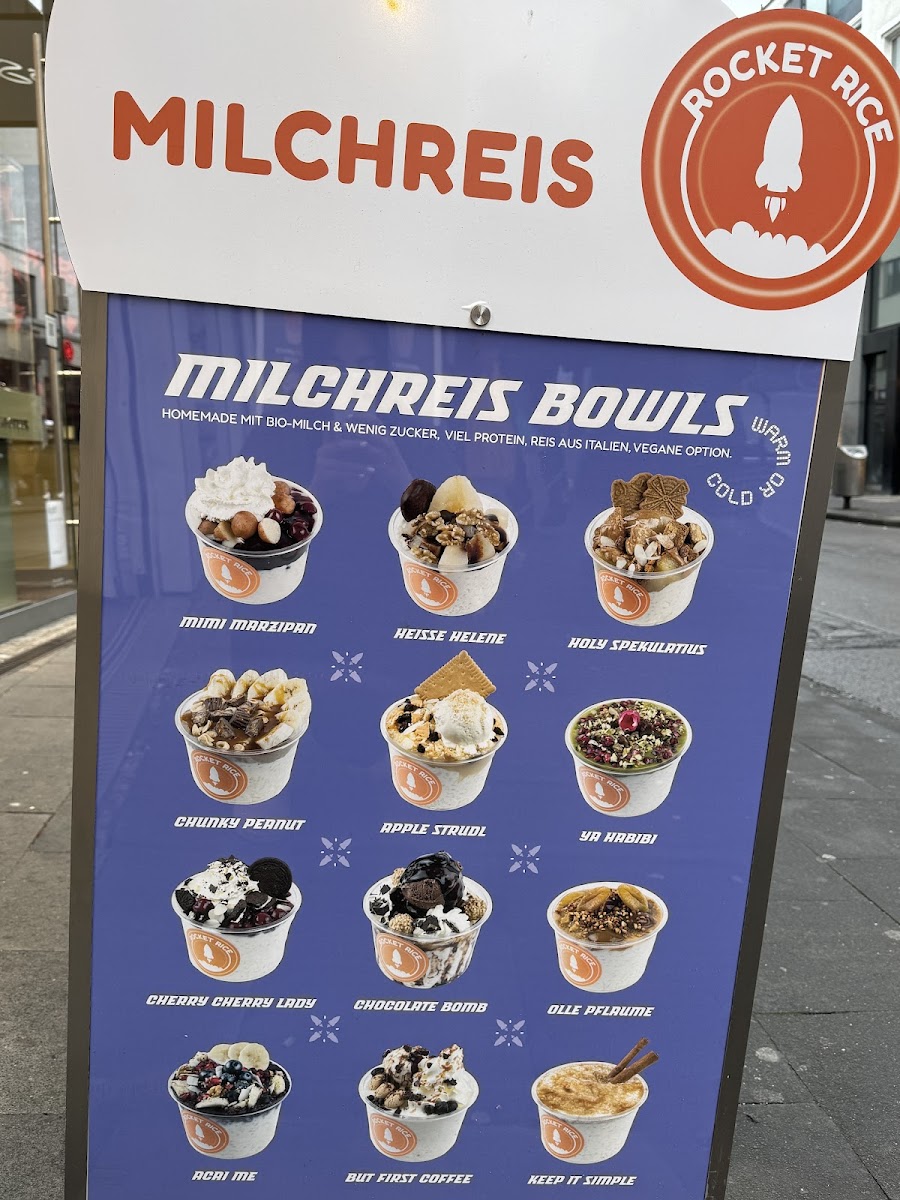 Rocket Rice - Milchreis-Bowls & Horchata Photo Menu 10