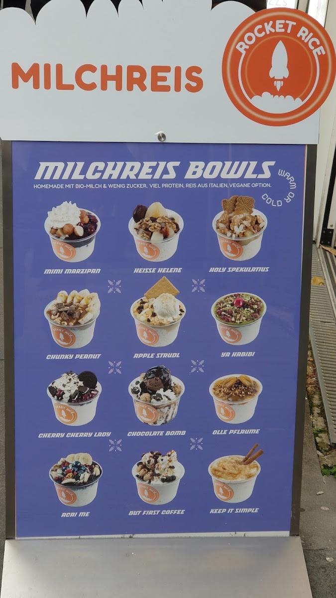 Rocket Rice - Milchreis-Bowls & Horchata Photo Menu 5