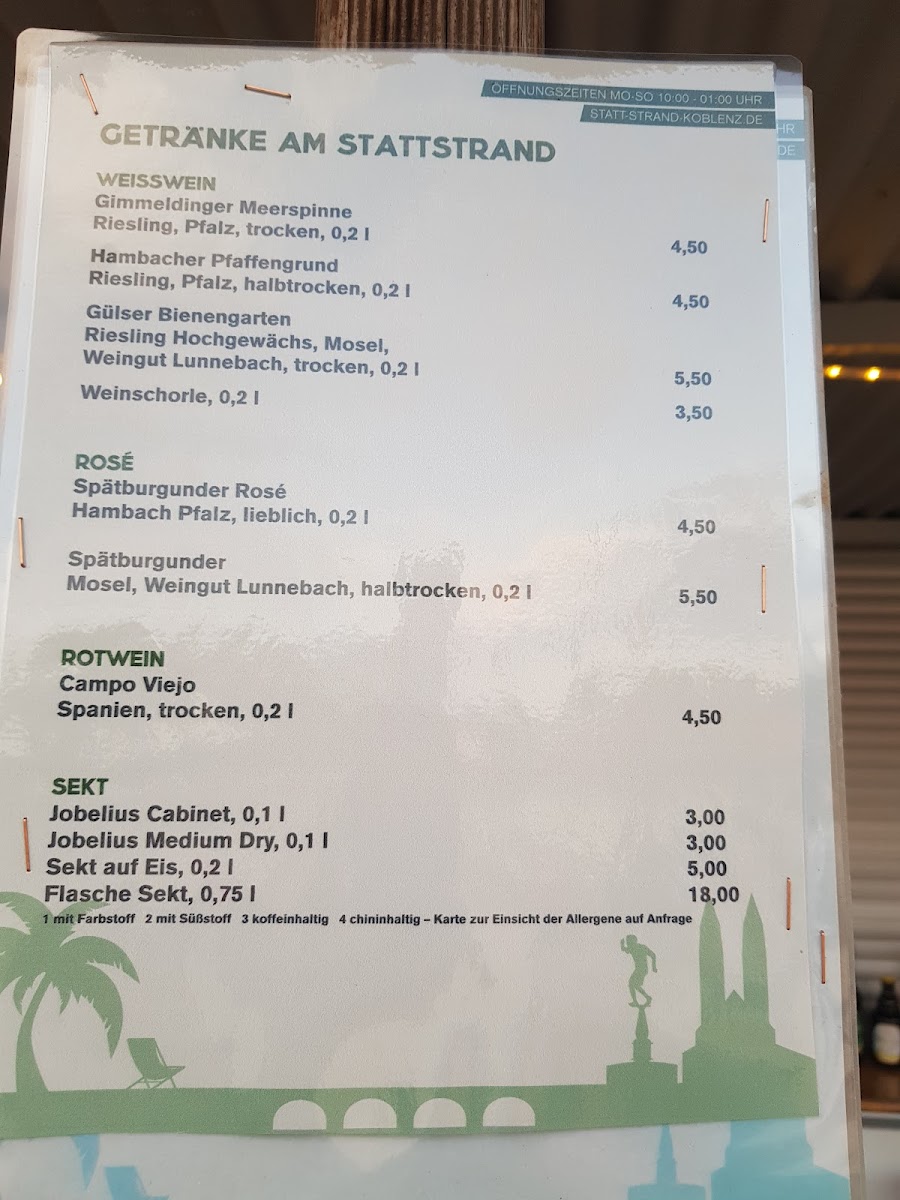 Stattstrand Koblenz Photo Menu 5