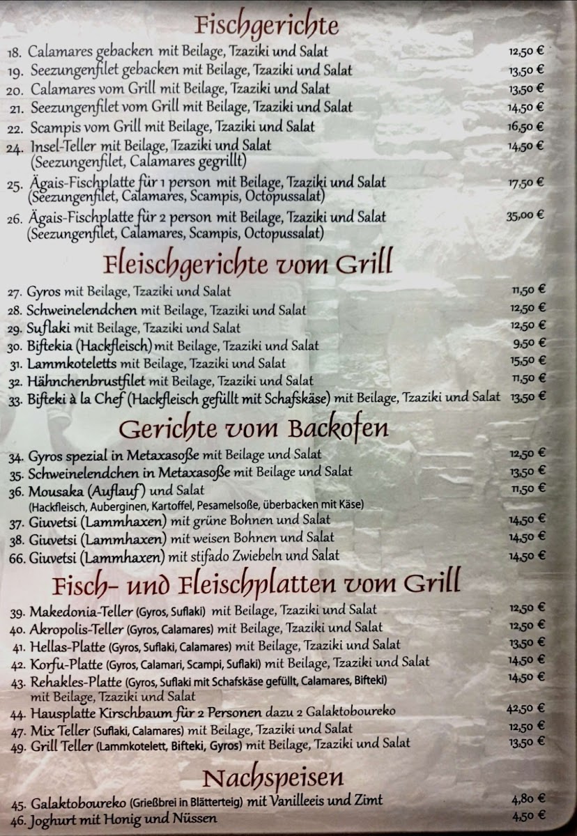 Restaurant Kirschbaum Photo Menu 9
