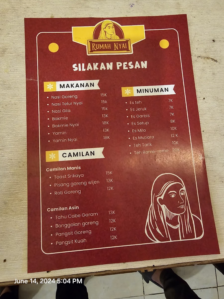 Kedai Makan Rumah Nyai Photo Menu 1
